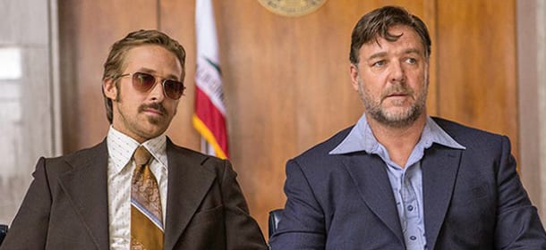 The Nice Guys: Ryan Gosling e Russell Crowe nel primo trailer vietato ai minori