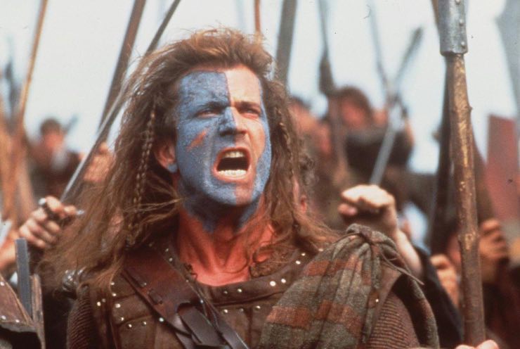 Mel Gibson è Willliam Wallace in Braveheart, la vera storia dietro il film
