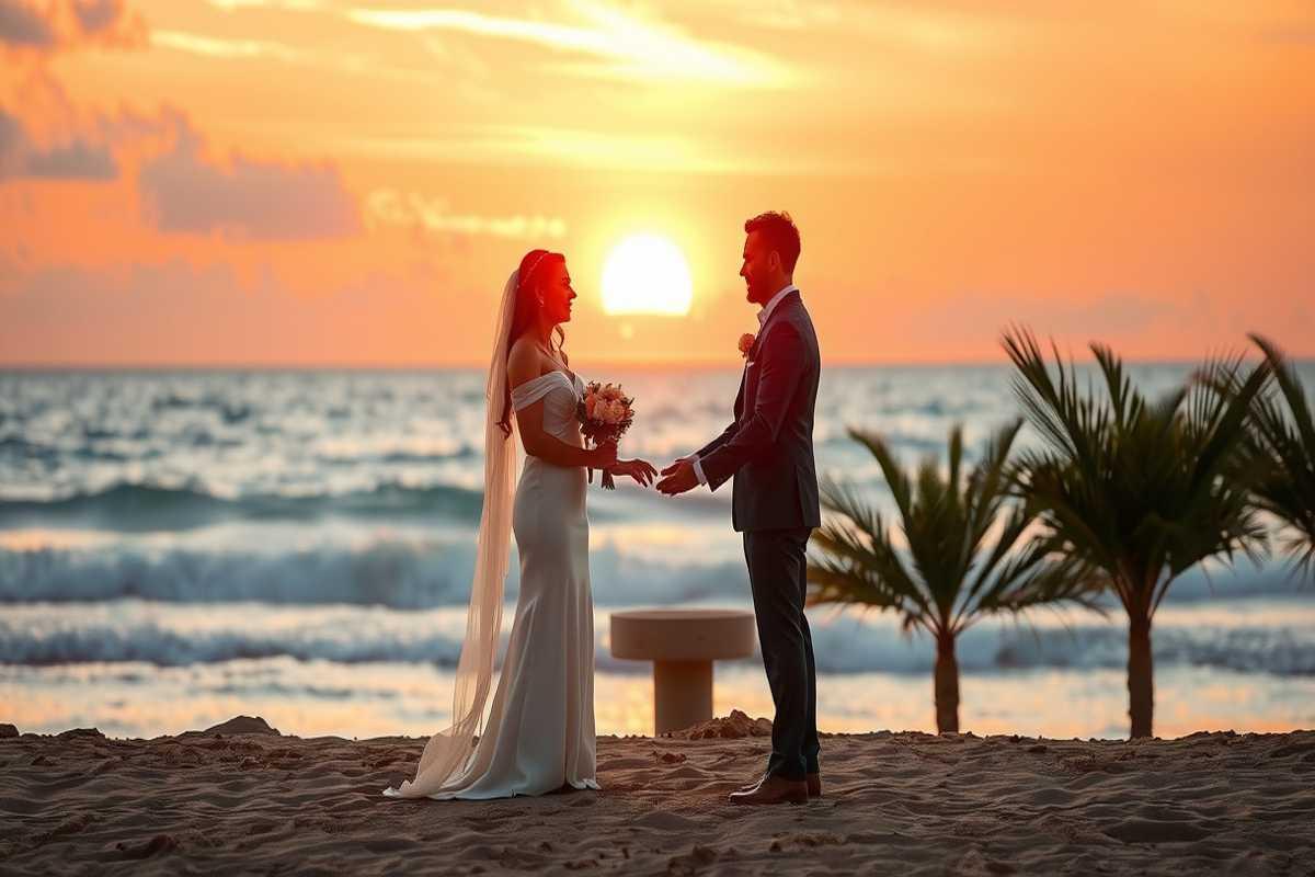 Justin Theroux e Nicole Brydon Bloom: matrimonio da sogno sulla splendida costa di Tulum